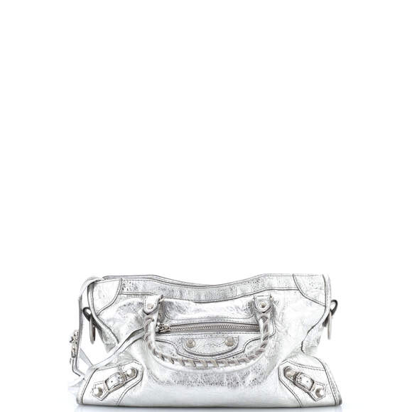 Balenciaga Handbags - Balenciaga Small City Classic Studs Bag Leather